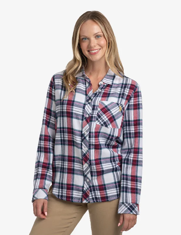 FLANNEL PLAID LONG SLEEVE SHIRT