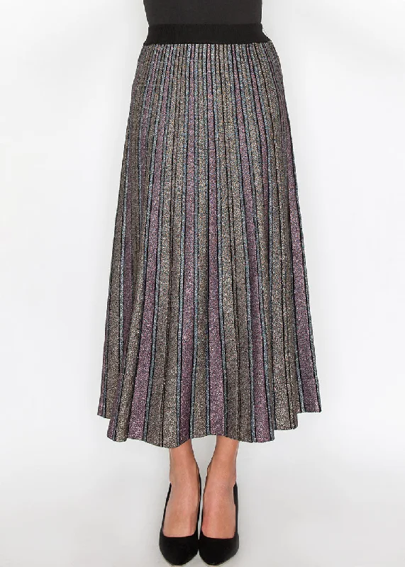 Starlight Striped Knit Skirt