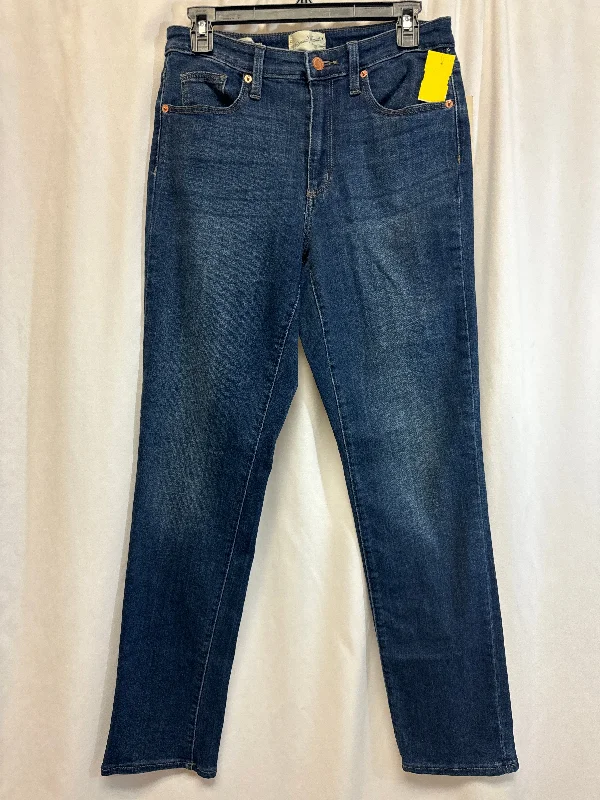 Jeans Straight By Universal Thread In Blue Denim, Size: 8l