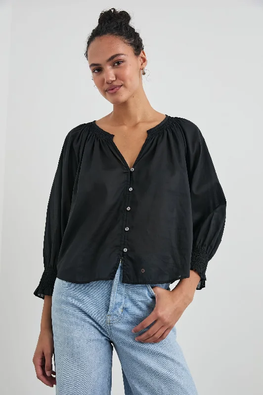 MARIAH TOP - TRUE BLACK