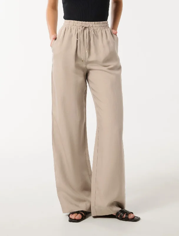 Phoebe Drawstring Wide Leg Pants