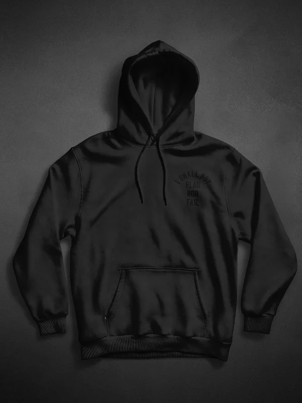 ANTHEM HOODIE- BLACK/BLACK