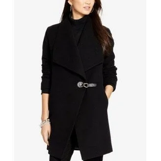 Lauren Ralph Lauren Draped Coat Black in Size 2