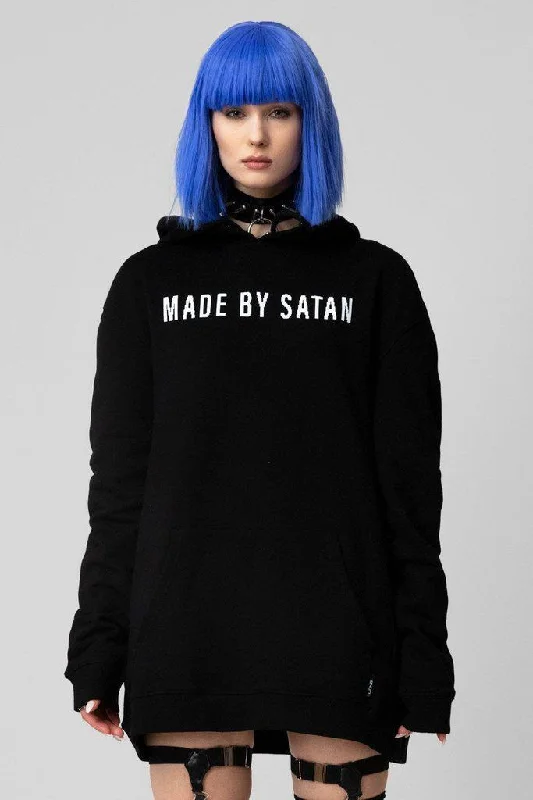 Made By Satan Oversize Hooded Sweat - Unisex