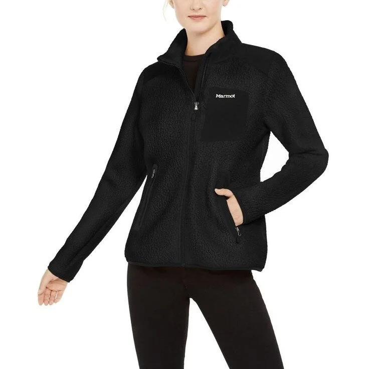 Marmot Women's Wiley Polartec Fleece Jacket Black Size Large