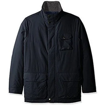 Nautica Men's Multi-Pocket Parka Jacket, Navy, L