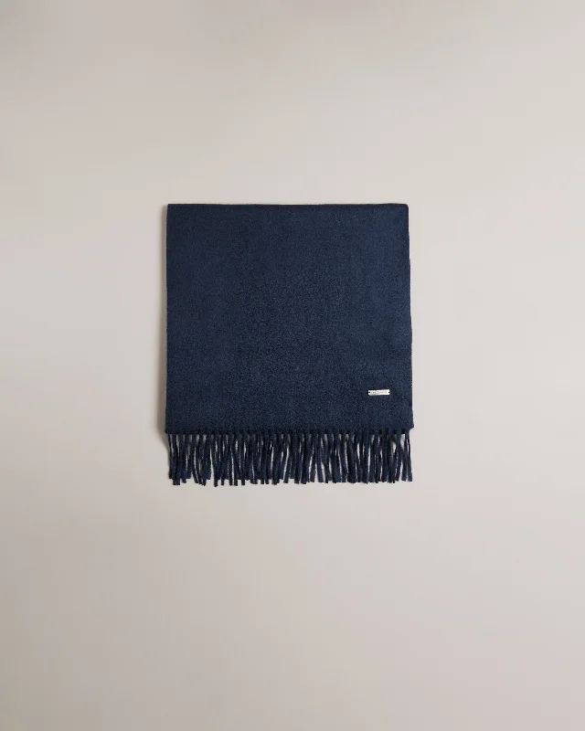 Stevenn Woollen Scarf Navy