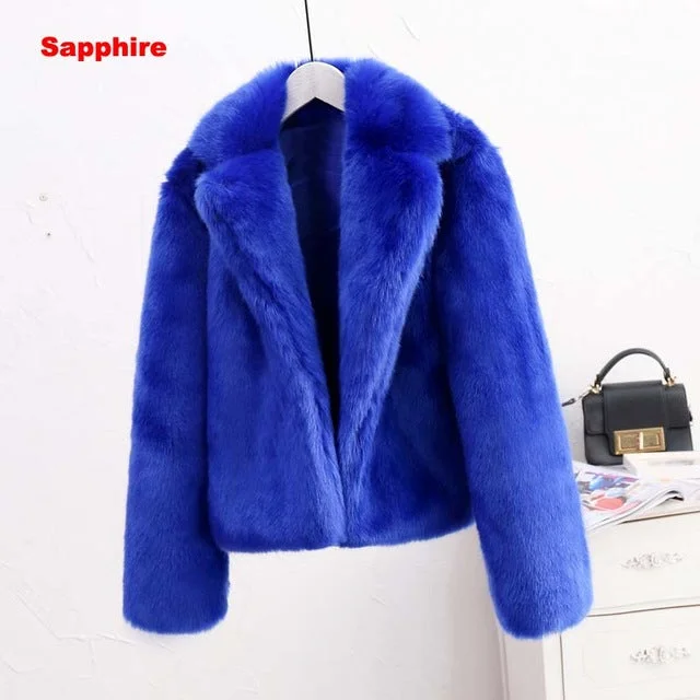 sapphire fur coat