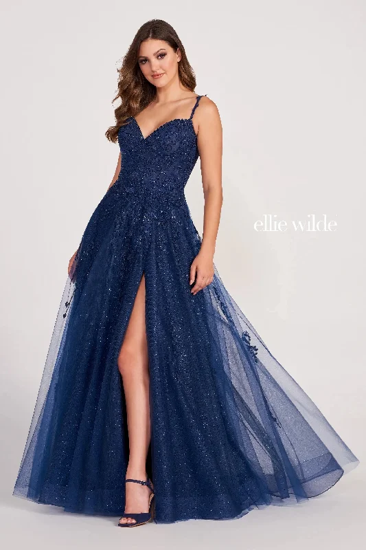 Ellie Wilde EW34116 Evening Long A Line Formal Prom Dress