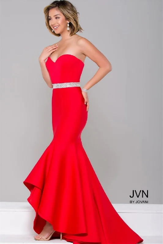 Red 2 Jovani 41956 Strapless Formal Long Evening Dress Sale