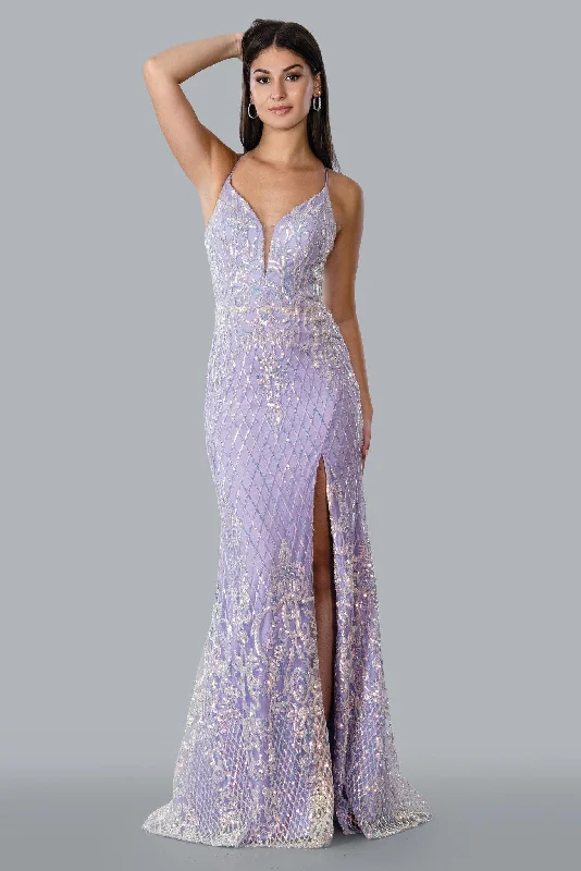 Stella Couture 23156 Sparkling Long Evening Gown